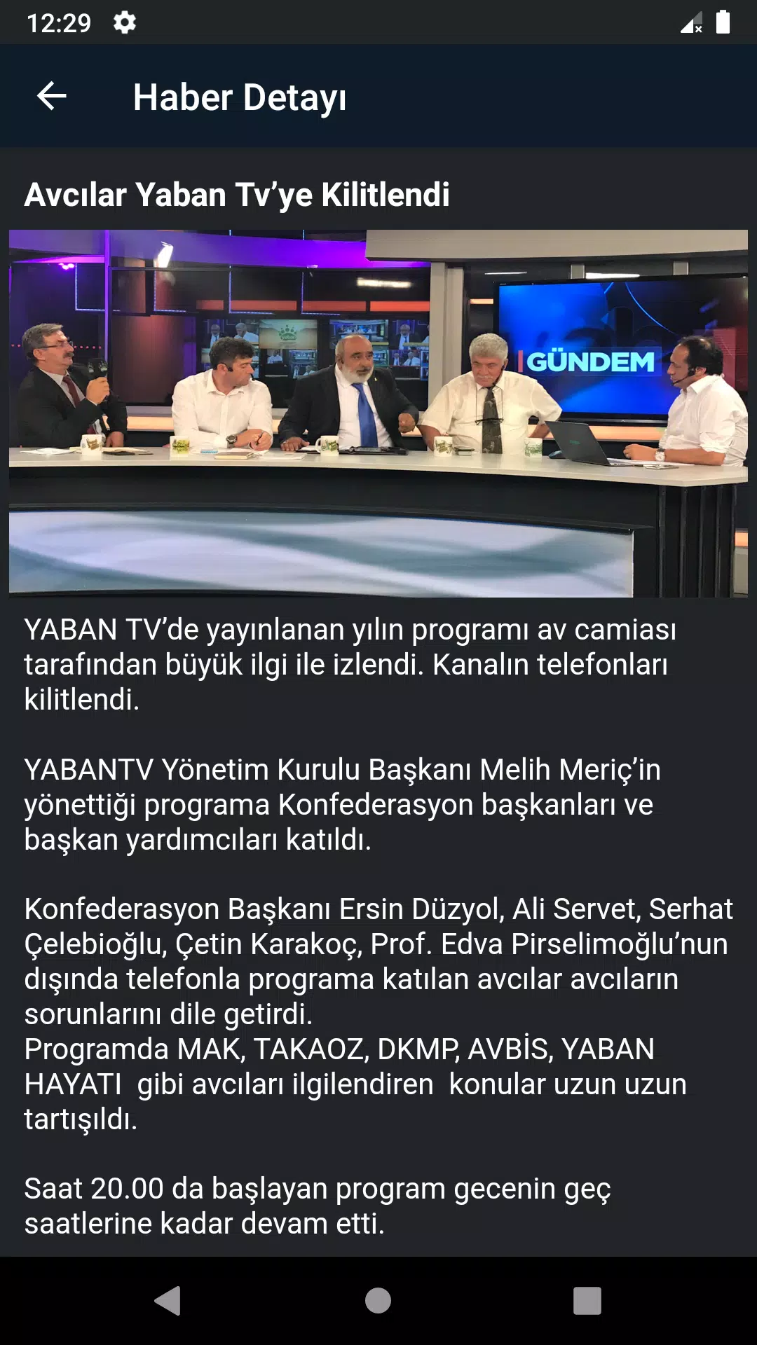 YabanTV Screenshots
