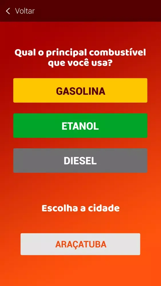 Скриншоты App Tanque Cheio
