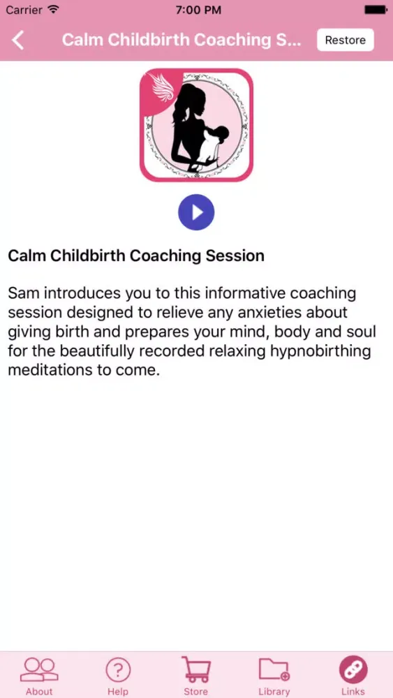 Calm Childbirth Hypnobirthing スクリーンショット