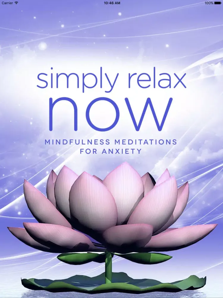 Simply Relax NOW:Mindful Meditations for Anxiety iPad  Screenshots