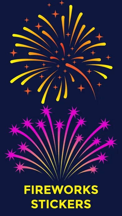 تصاویر Fireworks Stickers