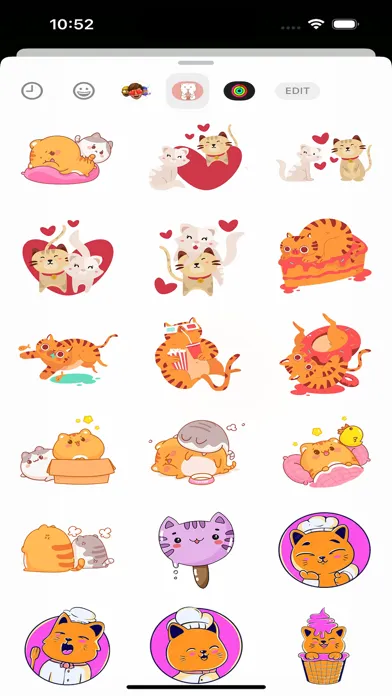 Captures d'écran de Mochi Cat Stickers & Emojis
