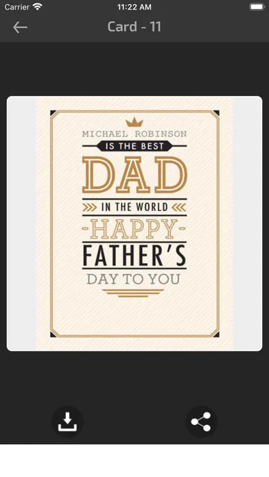 تصاویر Fathers Day Wishes Frame Cards
