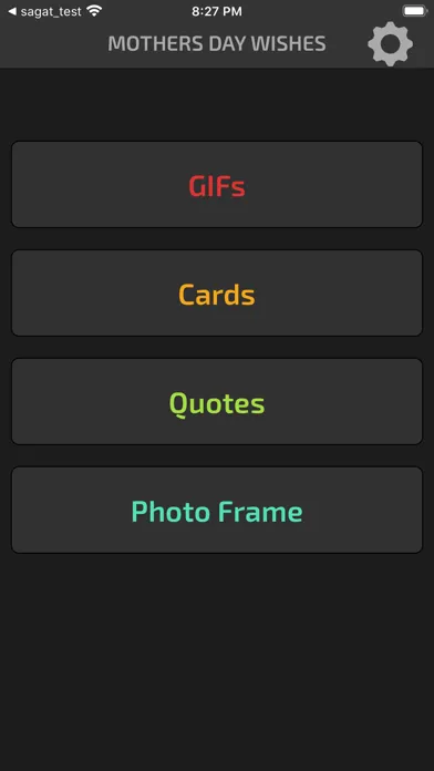 Screenshot di Mothers Day Wishes Frame Cards