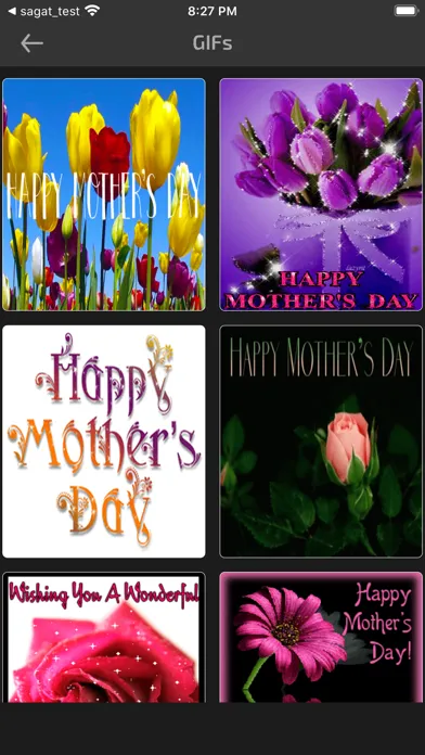 Screenshot di Mothers Day Wishes Frame Cards