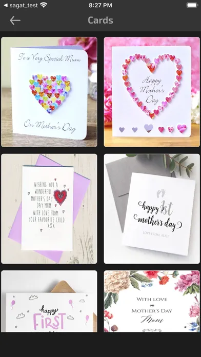 Screenshot di Mothers Day Wishes Frame Cards