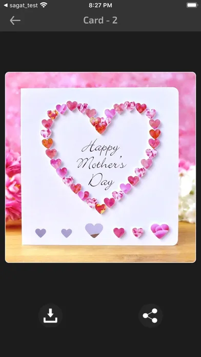 Screenshot di Mothers Day Wishes Frame Cards