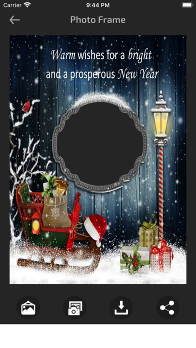Captures d'écran de Happy New Year Wishes Card GIF