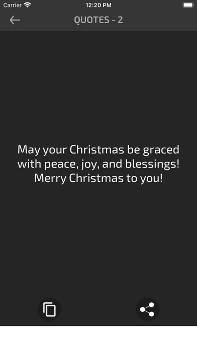 Capturas de pantalla de Christmas Wishes Card Greeting