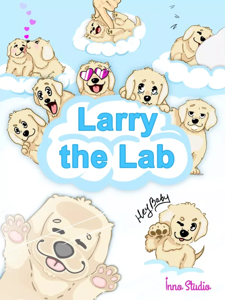 صور Larry the Lab - Animated Stickers iPad 