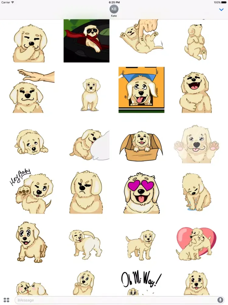 صور Larry the Lab - Animated Stickers iPad 