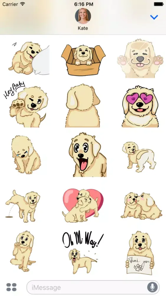 صور Larry the Lab - Animated Stickers