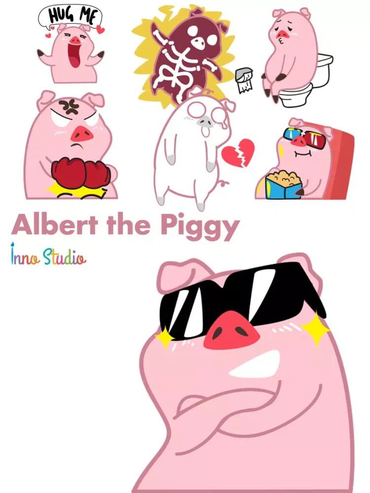 Captures d'écran de Albert the Piggy iPad 