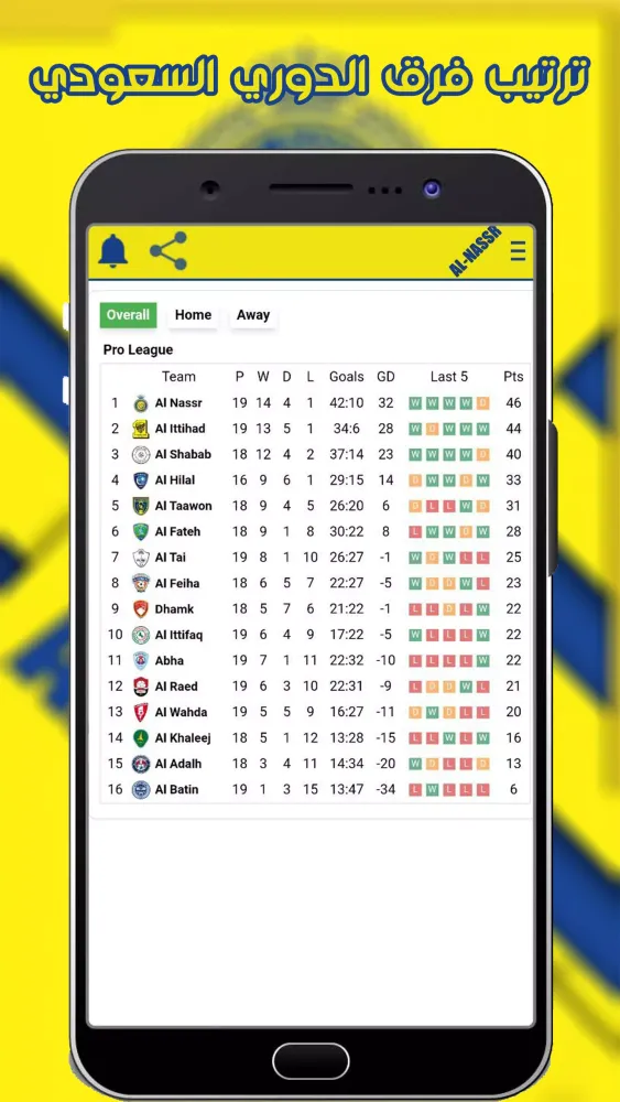 مباريات نادي النصر應用截圖