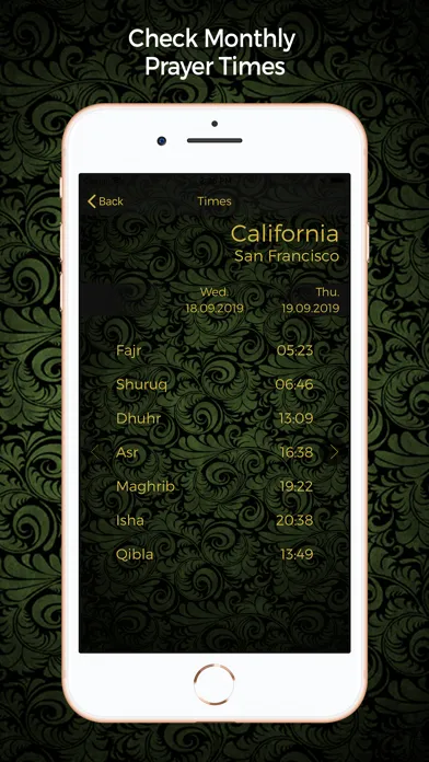 Prayer Times: Pro Athan Muslim应用截图