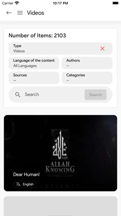 Capturas de tela do IslamHouse app