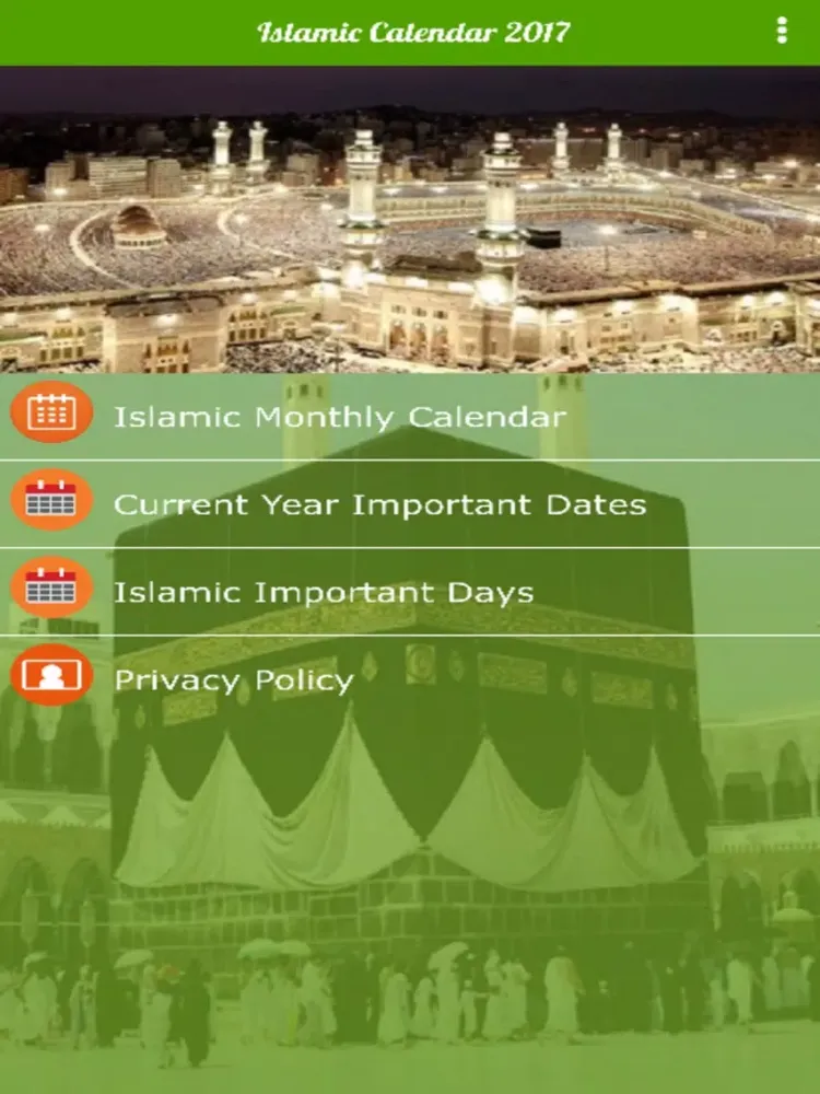 Islamic Calendar 2017 iPad  Ekran Görüntüleri