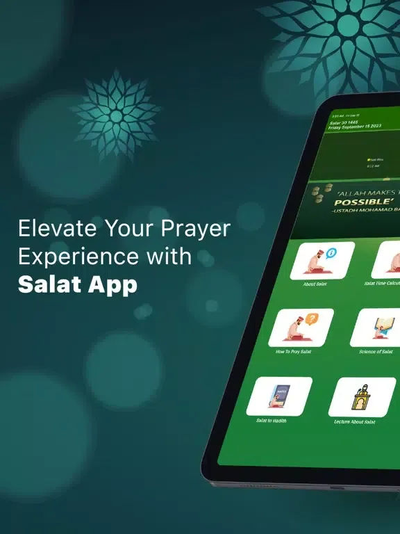 Salat: The Lighthouse of Faith iPad 應用截圖