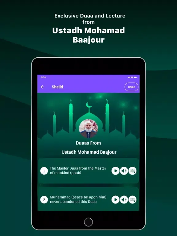 Capturas de tela do Islamic Heart Softeners iPad 