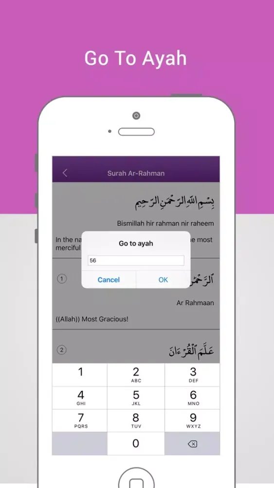 Surah Rahman-With Mp3 Audio And Different Language Translation سکرین شاٹس