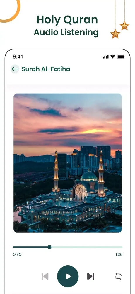 Al Quran MP3 Audio Offline App Screenshots