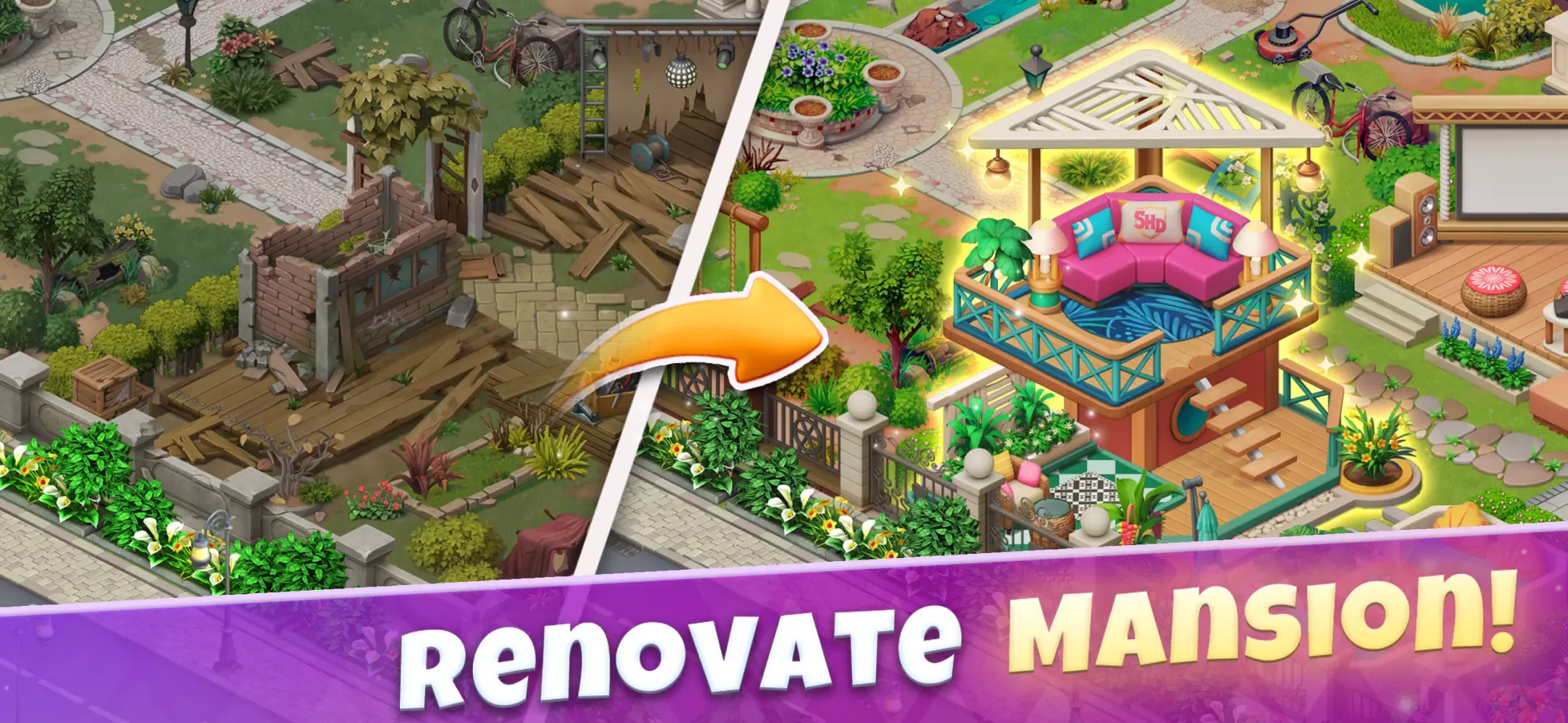 Solitaire Home Design スクリーンショット