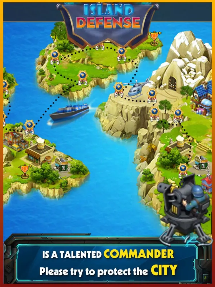 Castle Island Defense HD iPad 应用截图