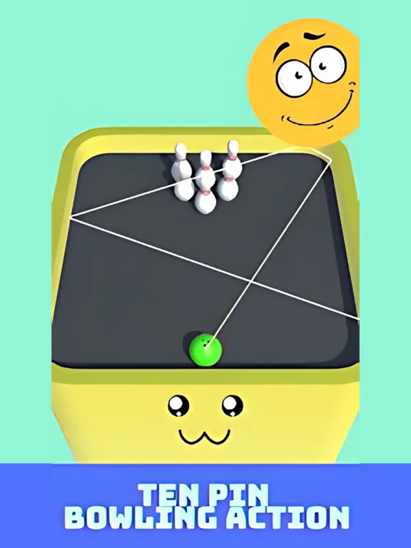 ภาพหน้าจอของ Mini Ten Pin Bowling Game iPad 