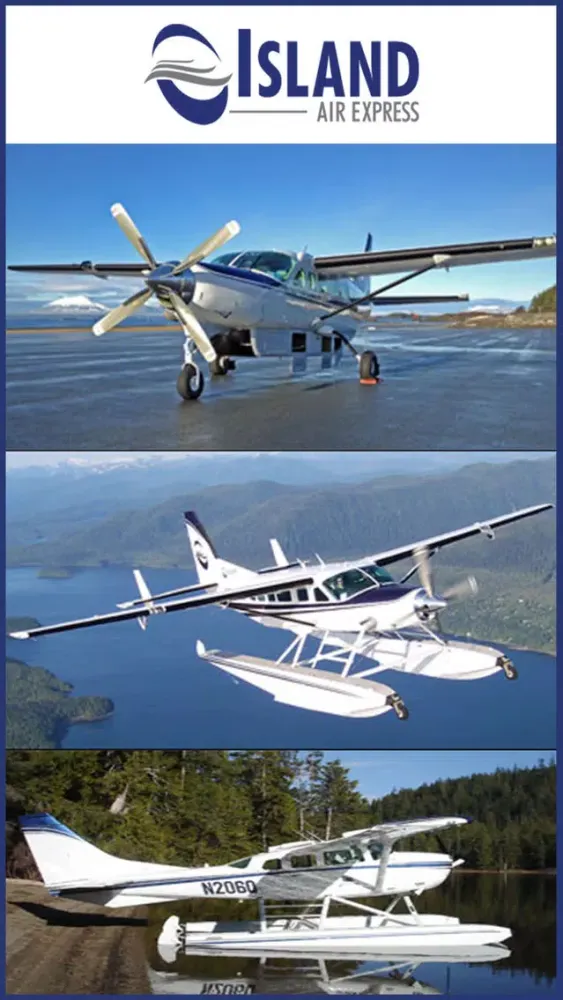 Tangkapan layar Island Air Express