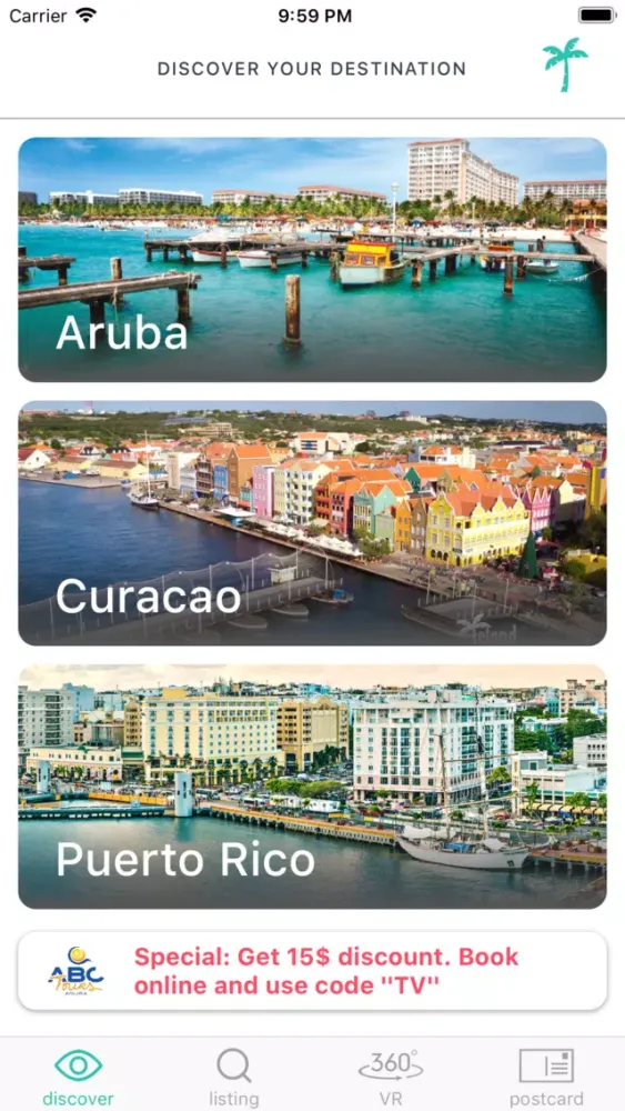 Screenshot di Island Guide Aruba & Curacao