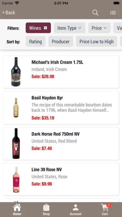 Скриншоты Island Wine & Spirits