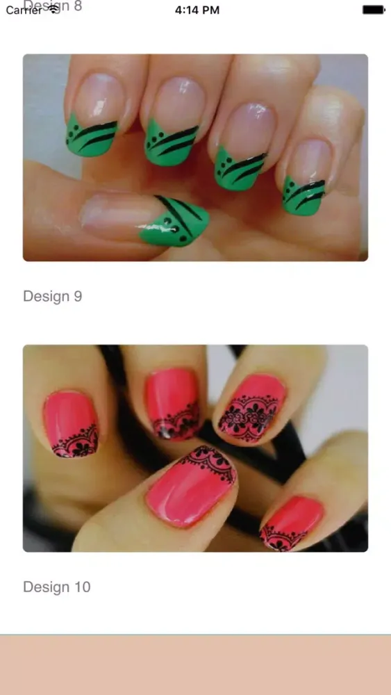 Captures d'écran de Nail Arts FREE