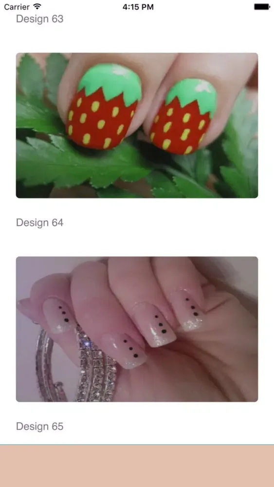 Captures d'écran de Nail Arts FREE