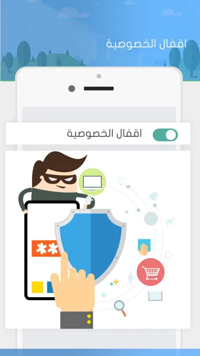 Tangkapan skrin فلترة - ازالة وحجب اعلانات المتصفح والفيديو
