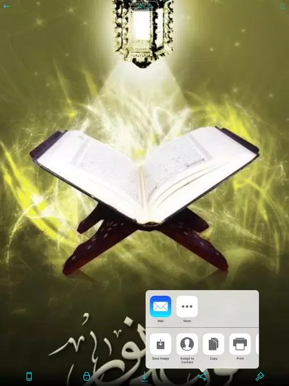 Tangkapan layar خلفيات اسلامية مطورة HD iPad 