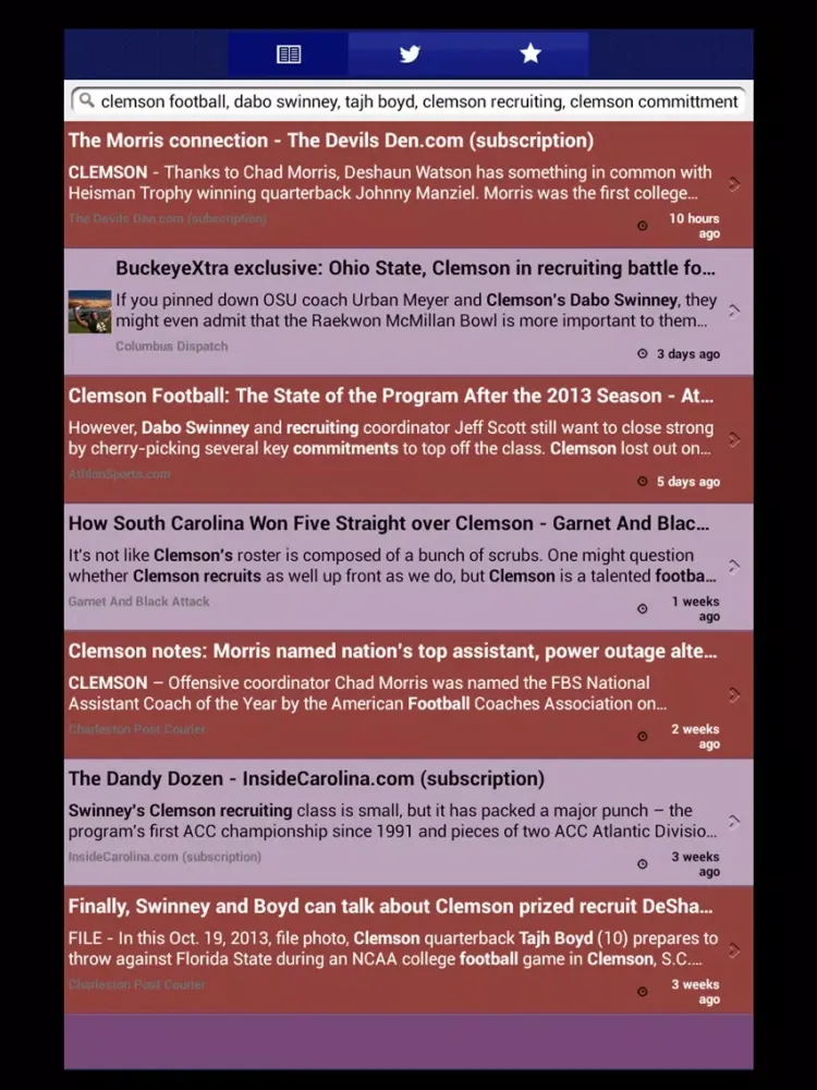 Clemson Sports Talk iPad  スクリーンショット