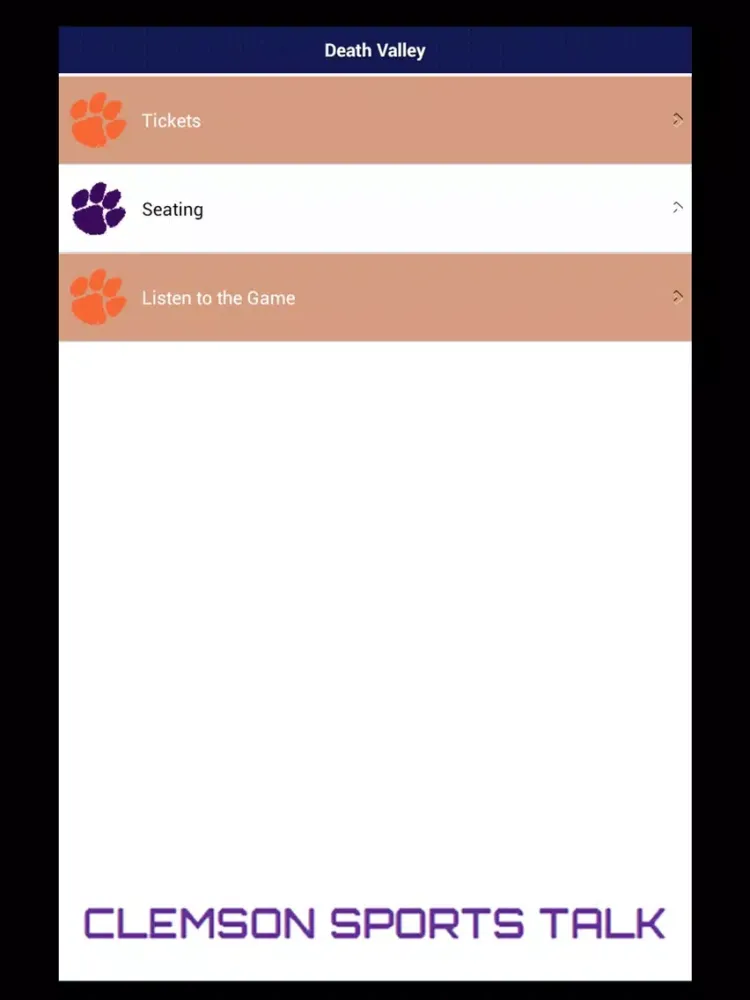 Clemson Sports Talk iPad  スクリーンショット