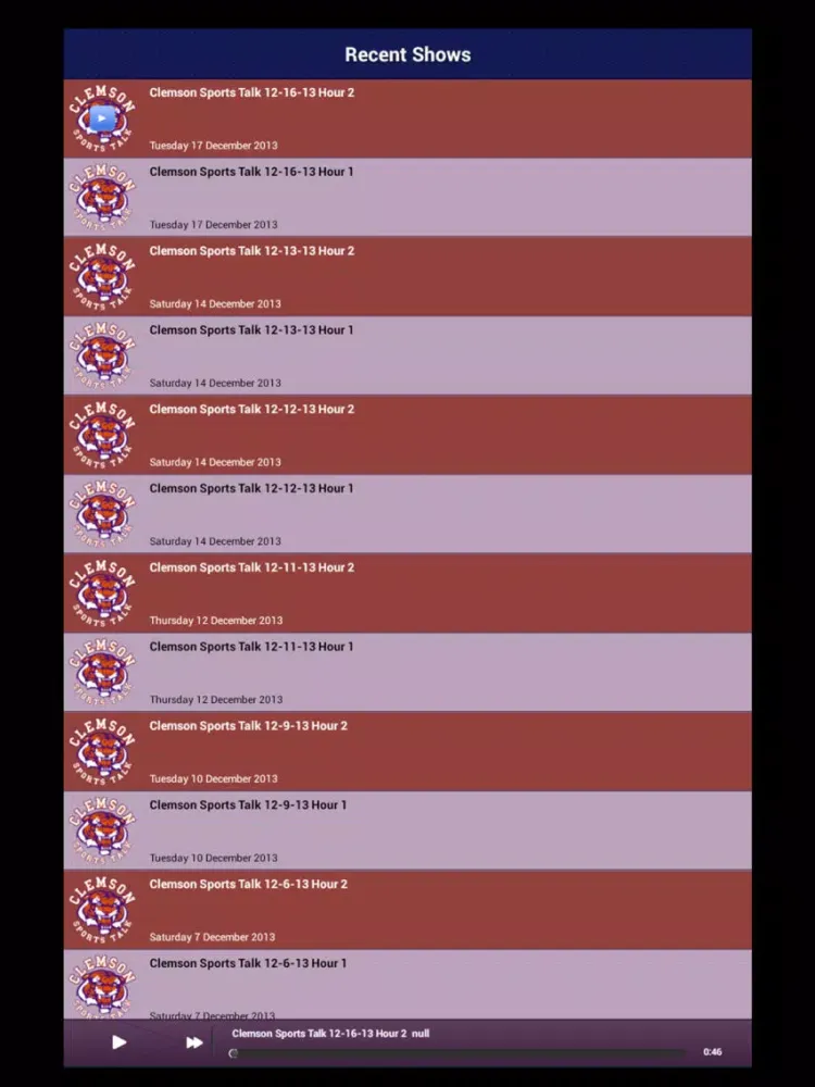 Clemson Sports Talk iPad  スクリーンショット