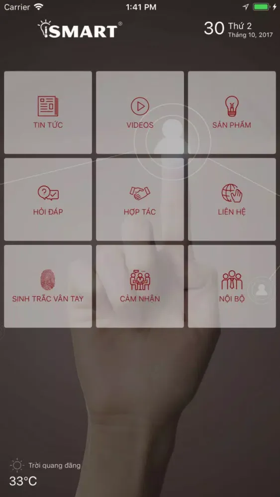 iSMART- Sinh trắc vân tay スクリーンショット