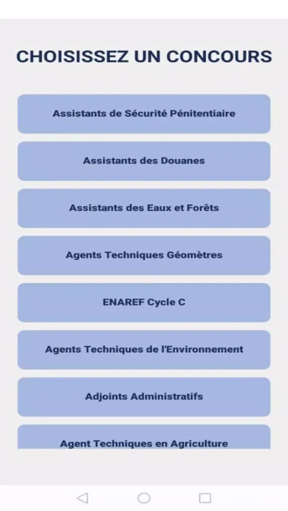 Réussir mon ConcoursBF Ekran Görüntüleri