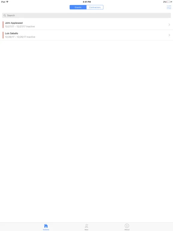 Zrzuty ekranu ISN Resident iPad 