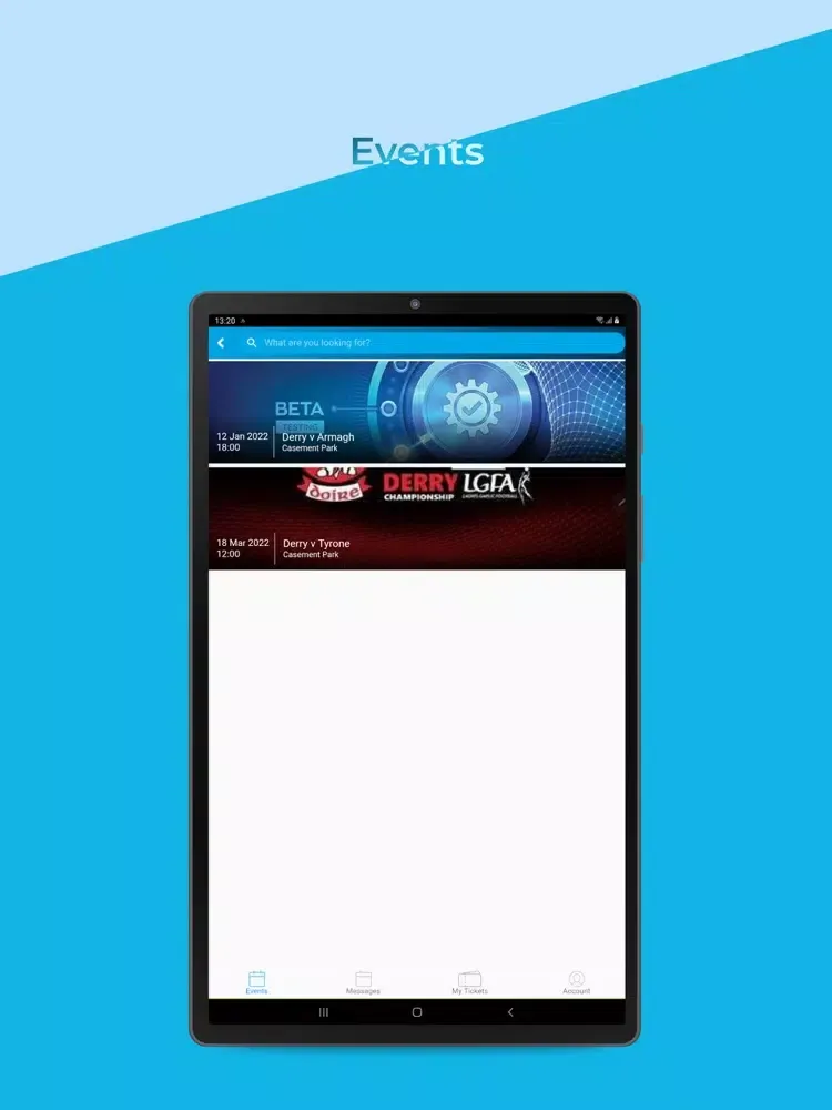 My Ticket App iPad 应用截图