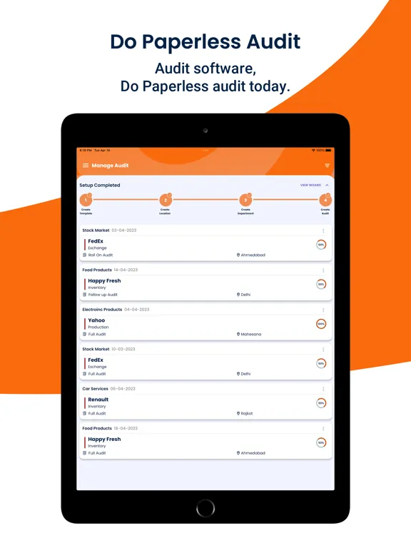 Zrzuty ekranu Nifty ISO 16949 Audit iPad 