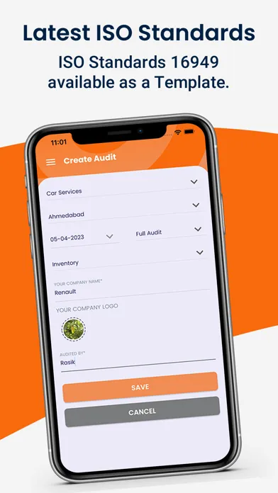 Zrzuty ekranu Nifty ISO 16949 Audit