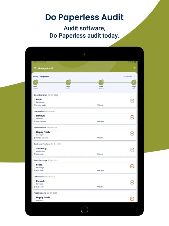 Zrzuty ekranu Nifty ISO 29001 Audit iPad 