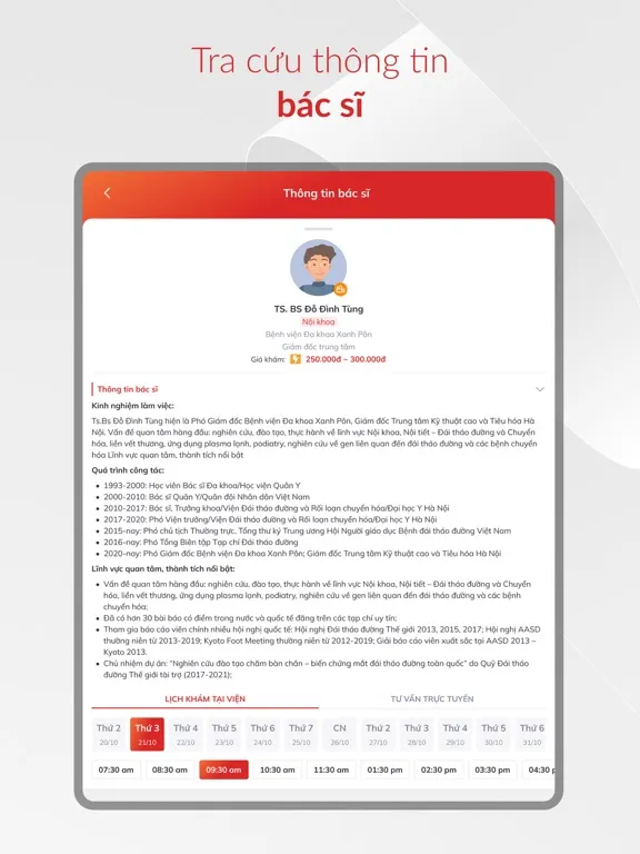 Phòng khám A - BV Xanh Pôn iPad 应用截图