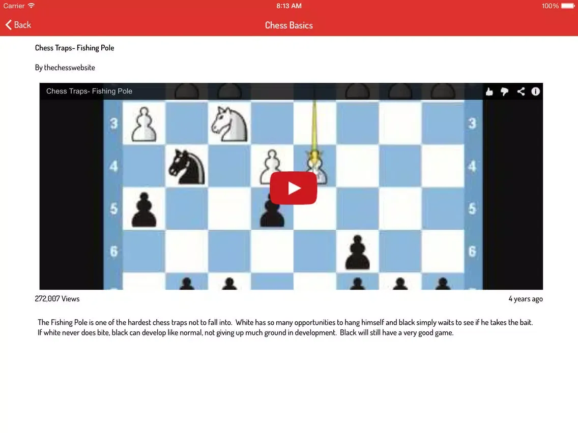 A to Z of Chess - Ultimate Videos for Chess Basics, Traps, Strategies and Tactics iPad  Screenshots