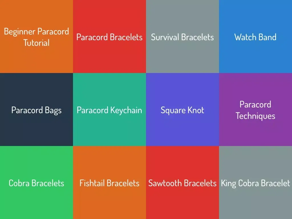 Zrzuty ekranu Paracord Styling Guide iPad 