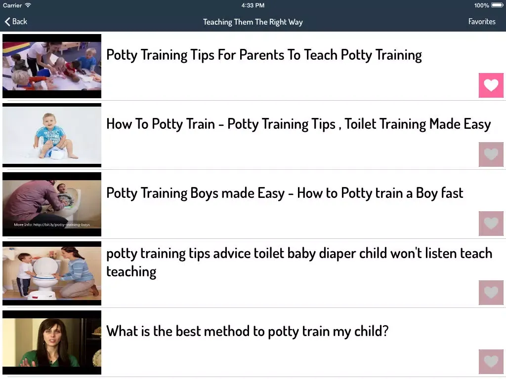 Potty Training Guide For Kids iPad  Ekran Görüntüleri
