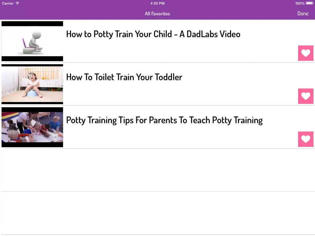 Potty Training Guide For Kids iPad  Ekran Görüntüleri